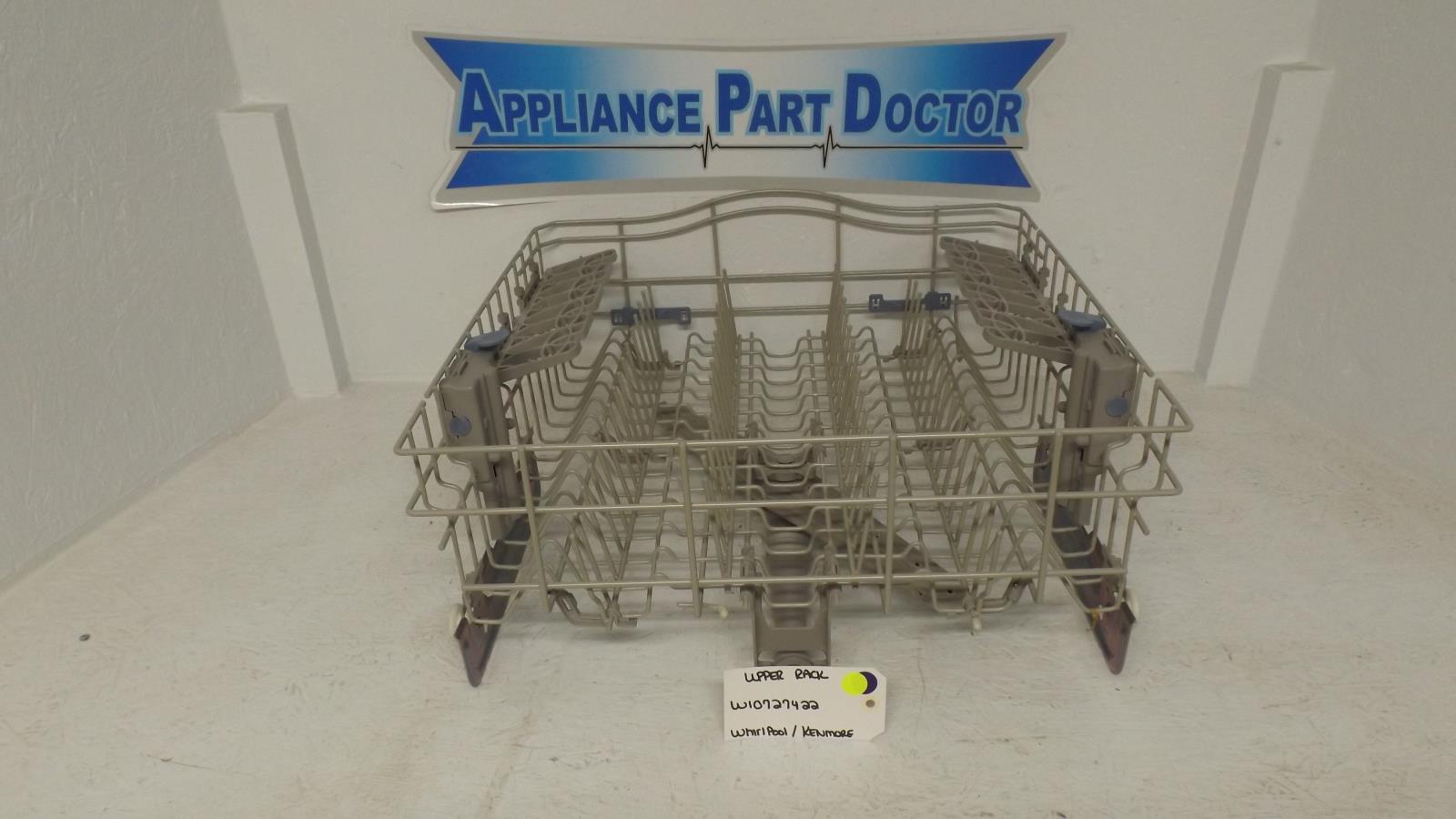 Whirlpool Kenmore Dishwasher W10727422 Upper Rack (Used) Whirlpool Kenmore Dishwasher W10727422 Upper Rack (Used)